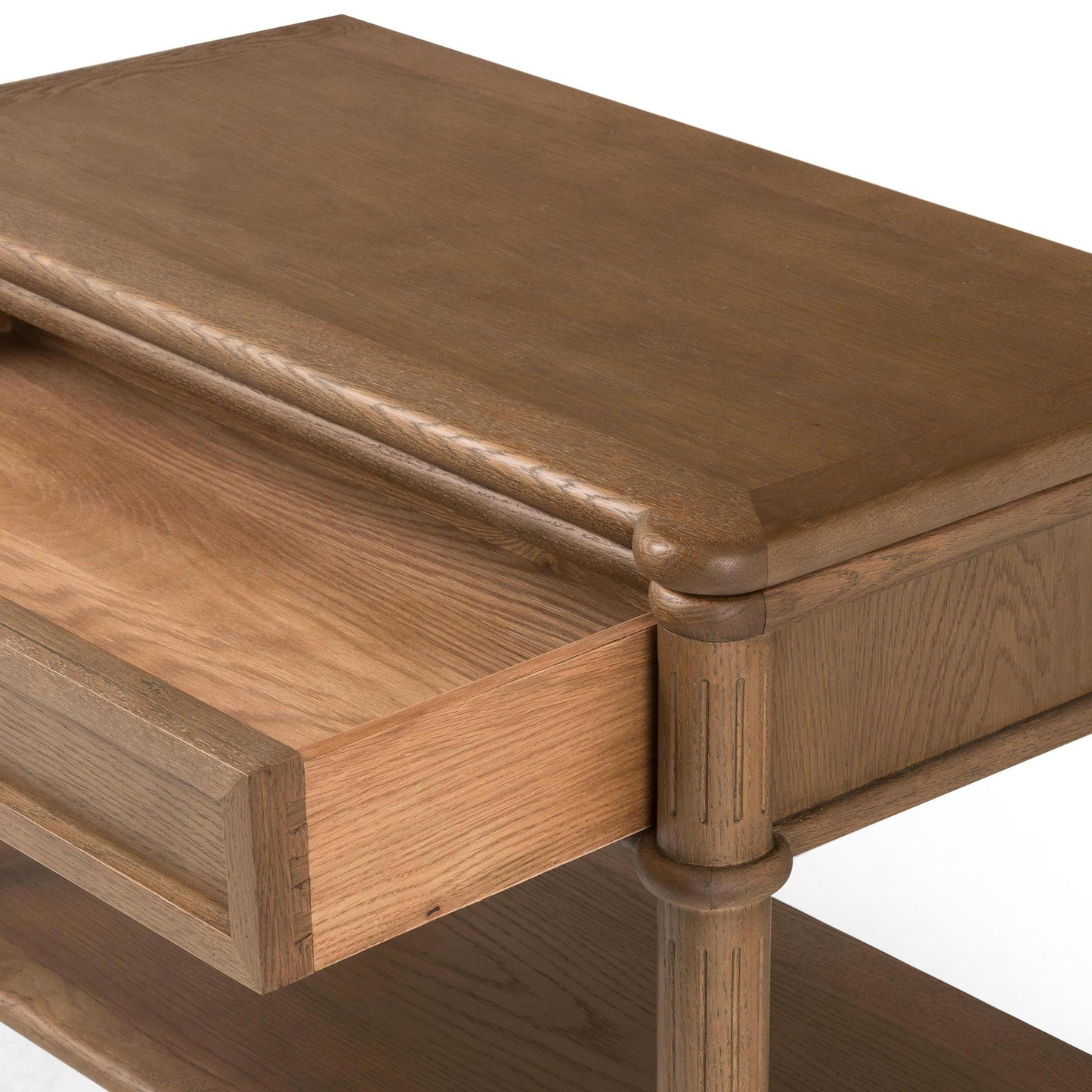 Gabrielle Nightstand close up drawer open