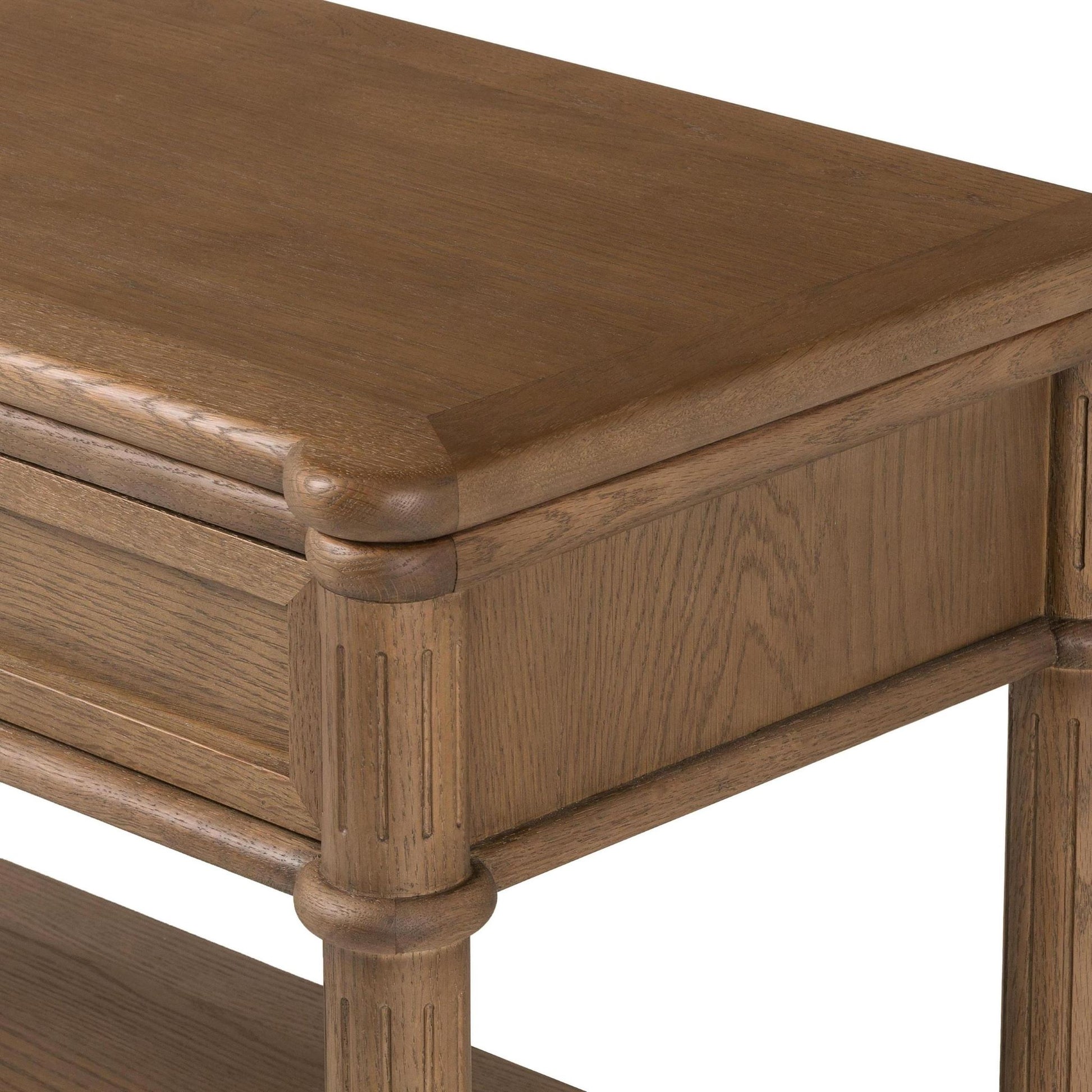 Gabrielle Nightstand close up of top and side