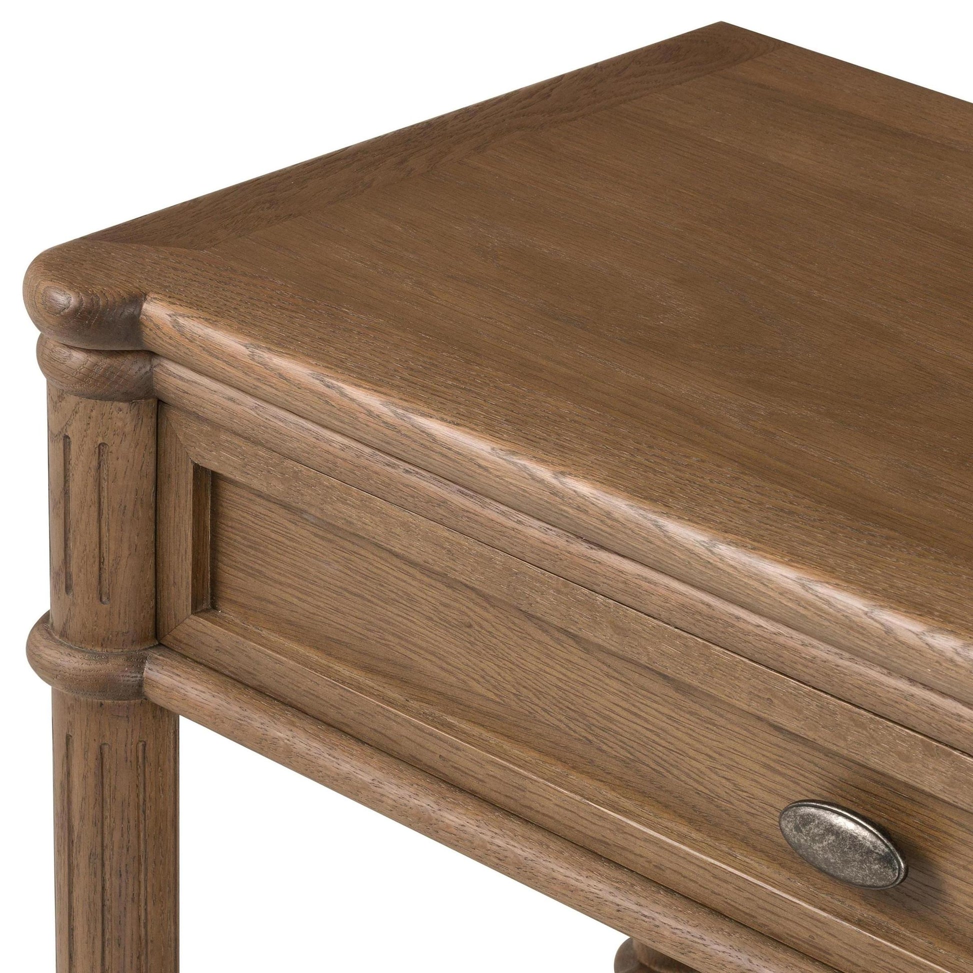 Gabrielle Nightstand close up of top of nightstand