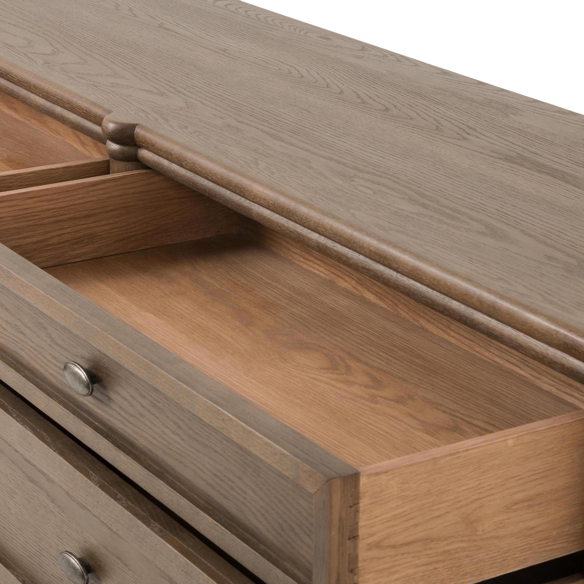 Gabrielle Dresser close up of open drawers