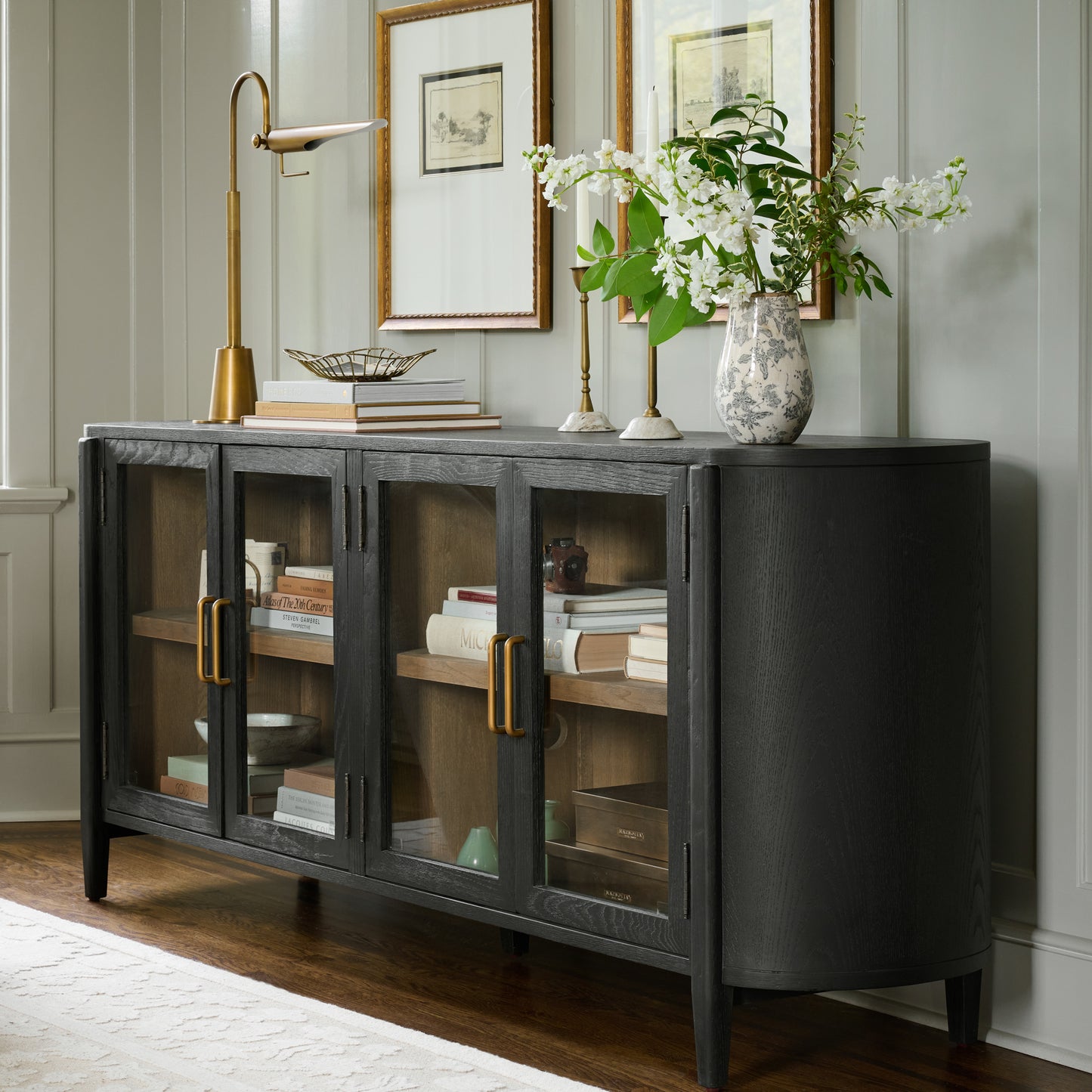 Belmont Sideboard in room containing books and other items