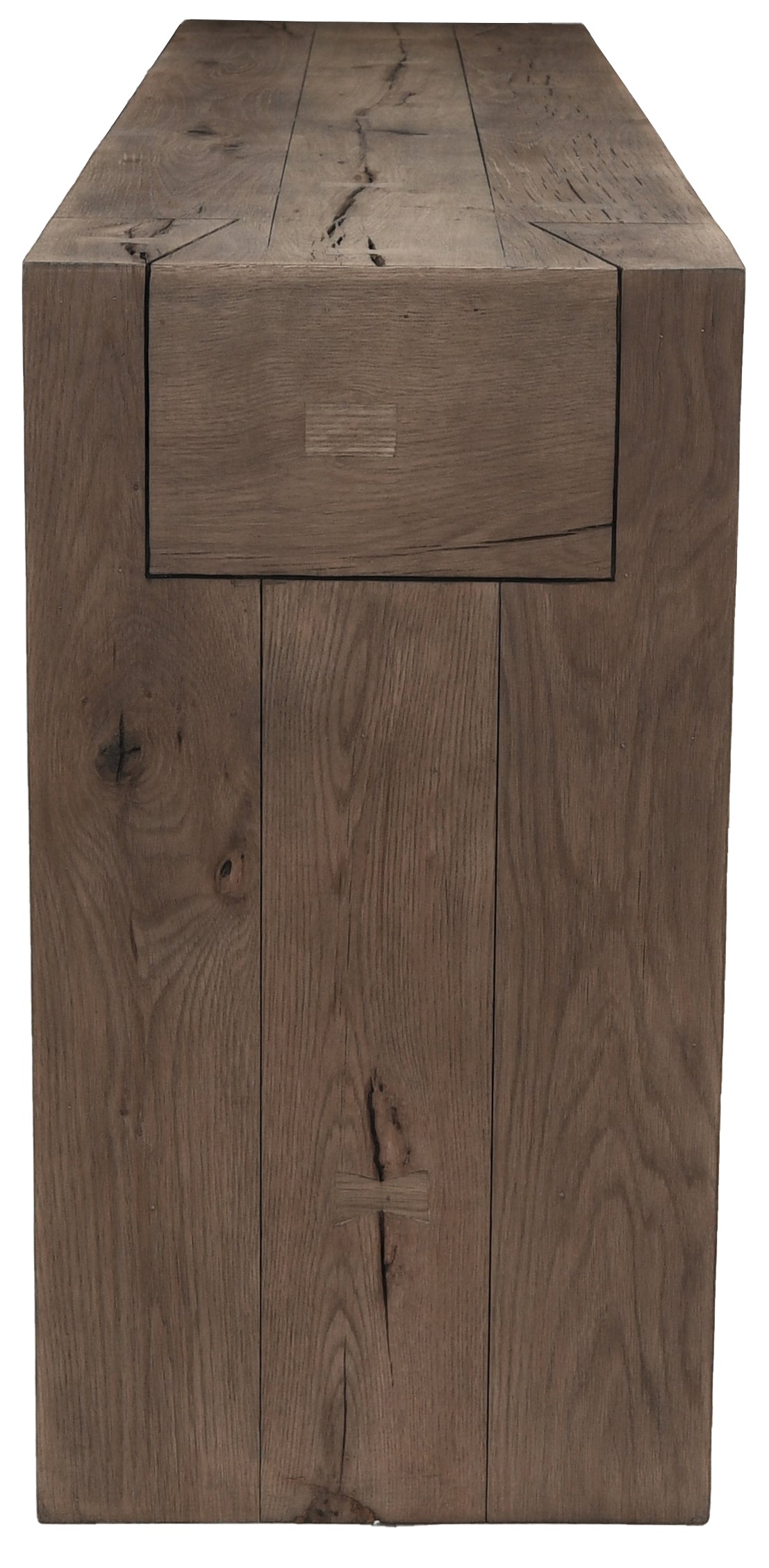 Delmar Console Table side view