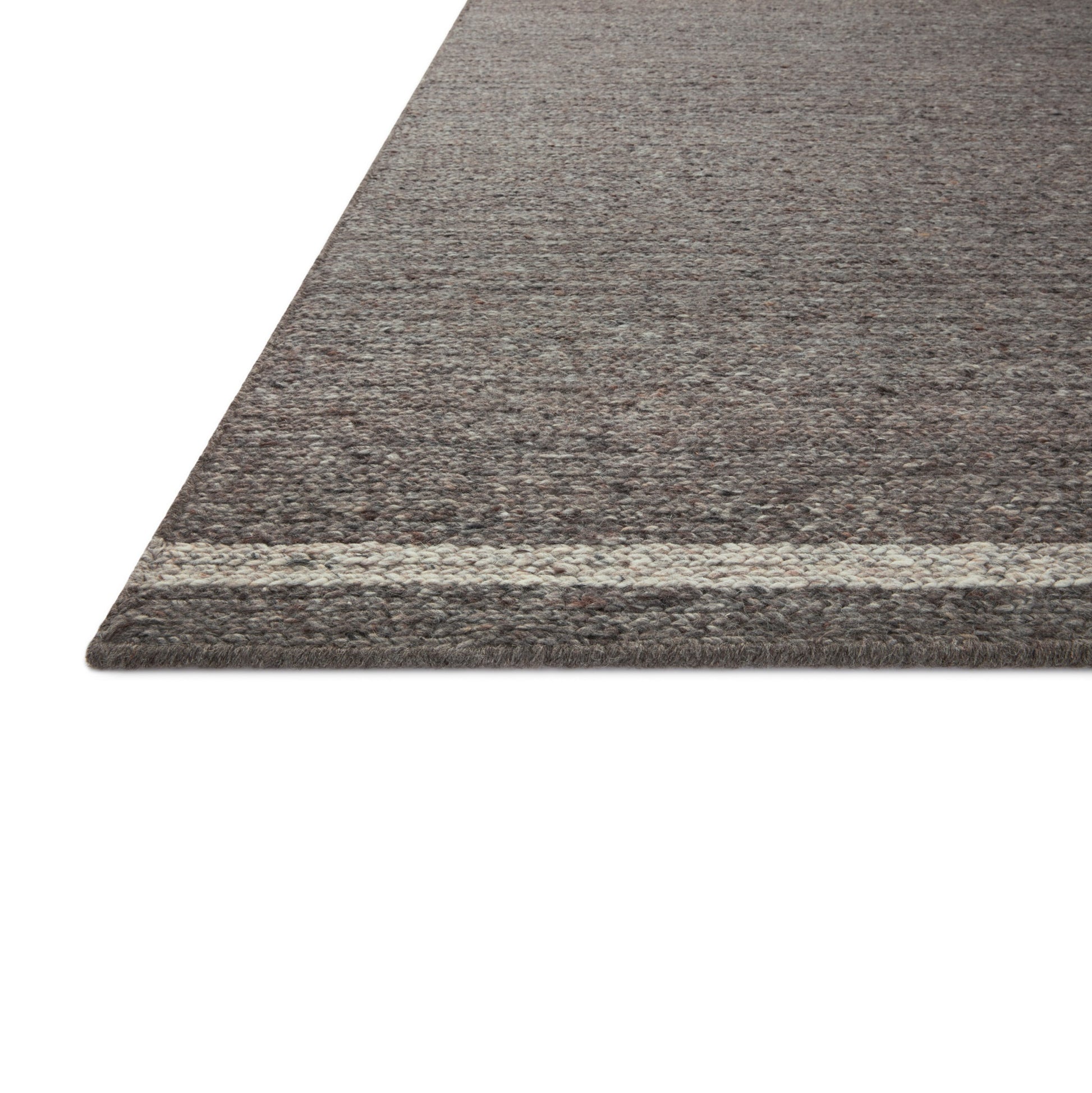 Ashby Granite Silver Rug corner