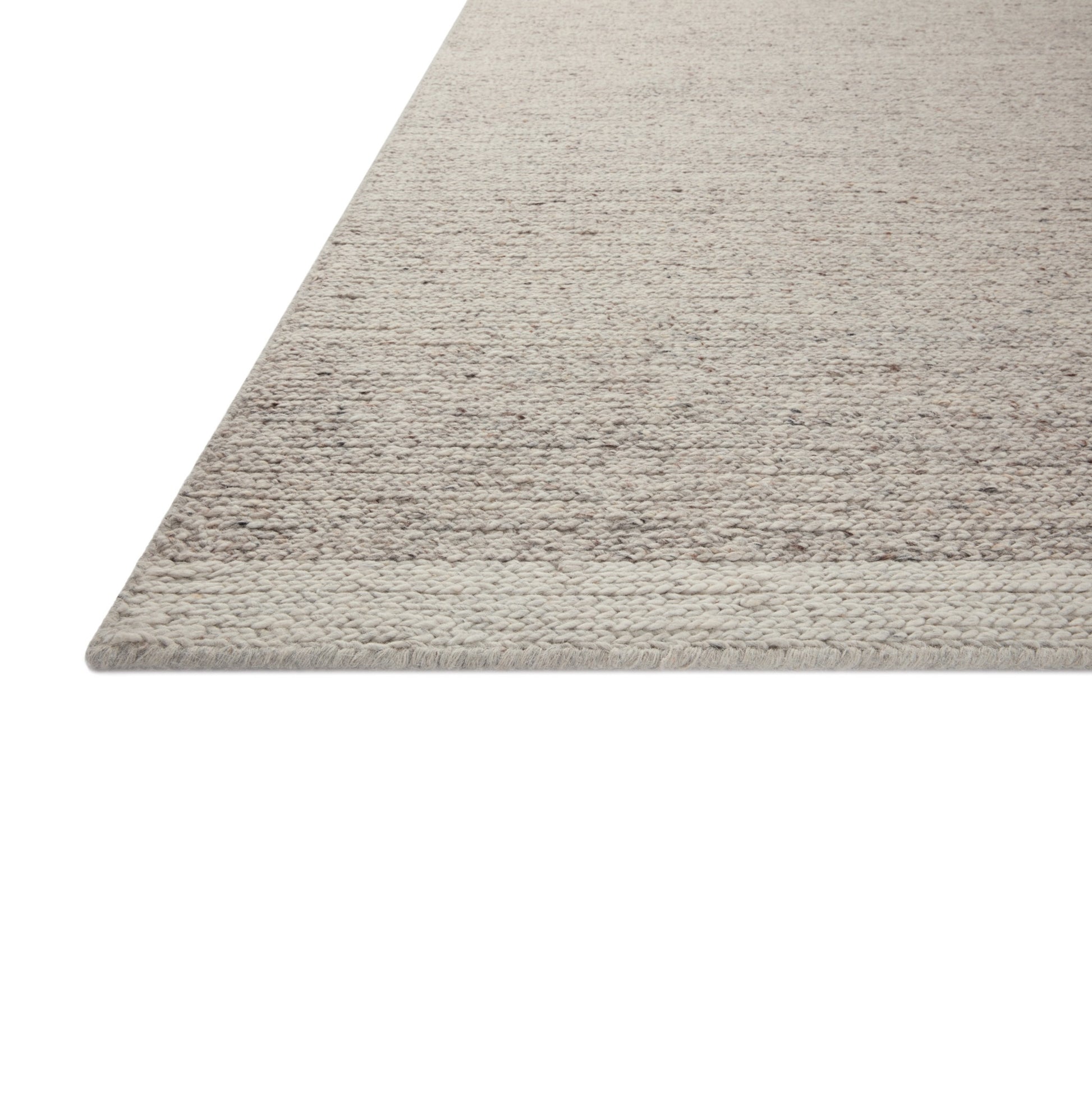 Ashby Silver Ivory Rug corner