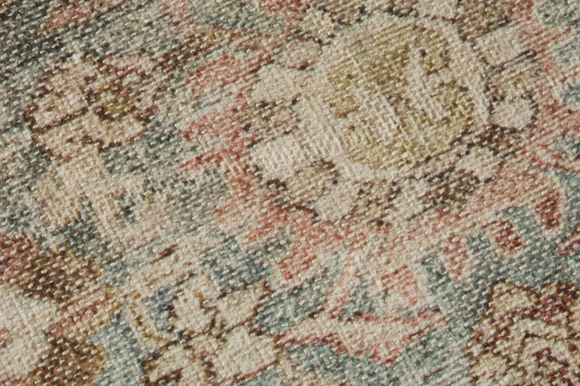 zoomed in view of Marbella Textile shown in framed art