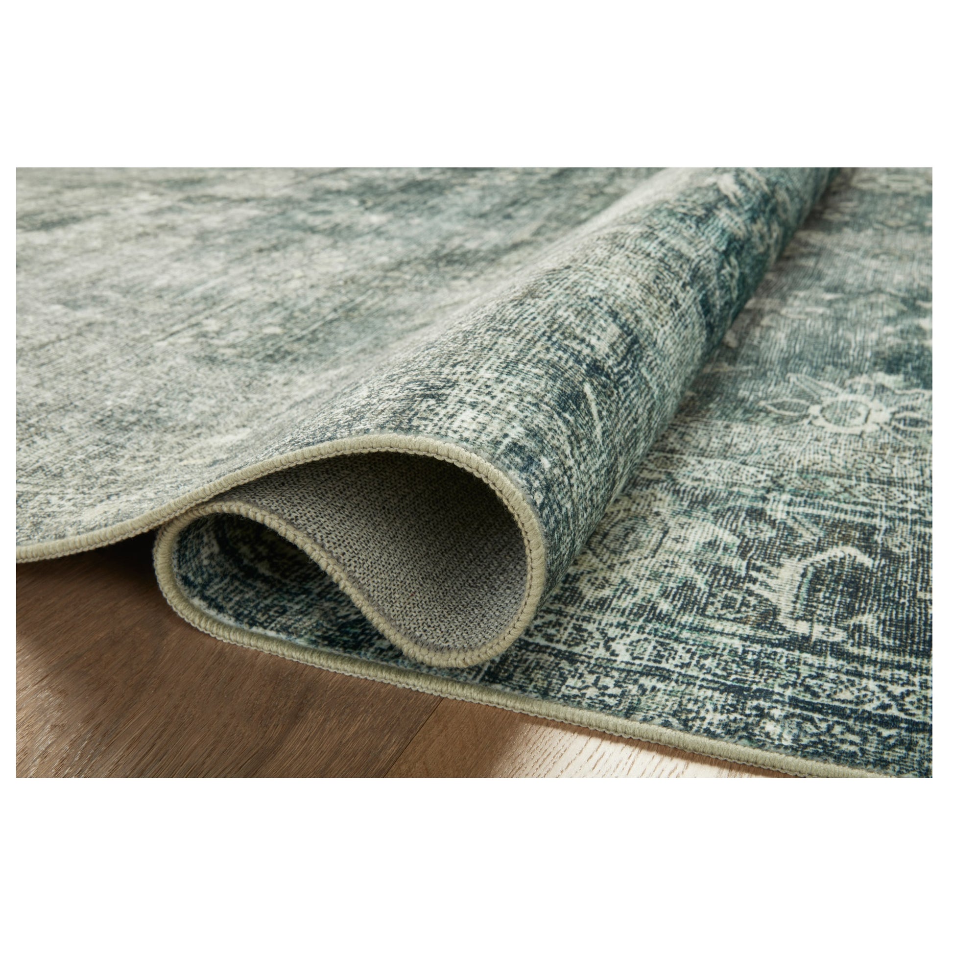 Banks Blue Lagoon Rug rolled