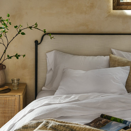 Optic White Melange Duvet Cover