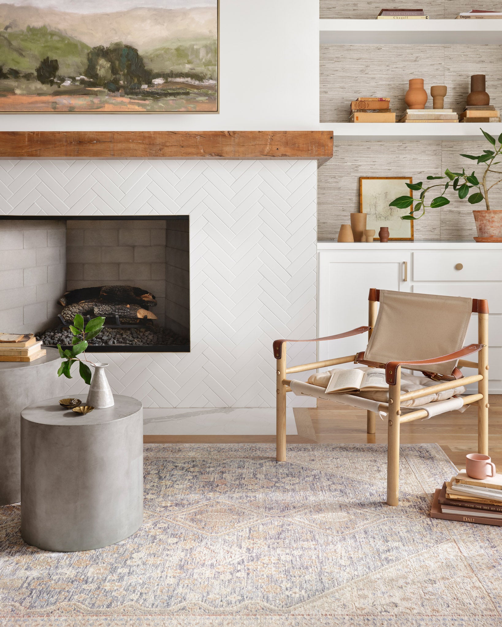 Carlisle Blue Ivory  Rug