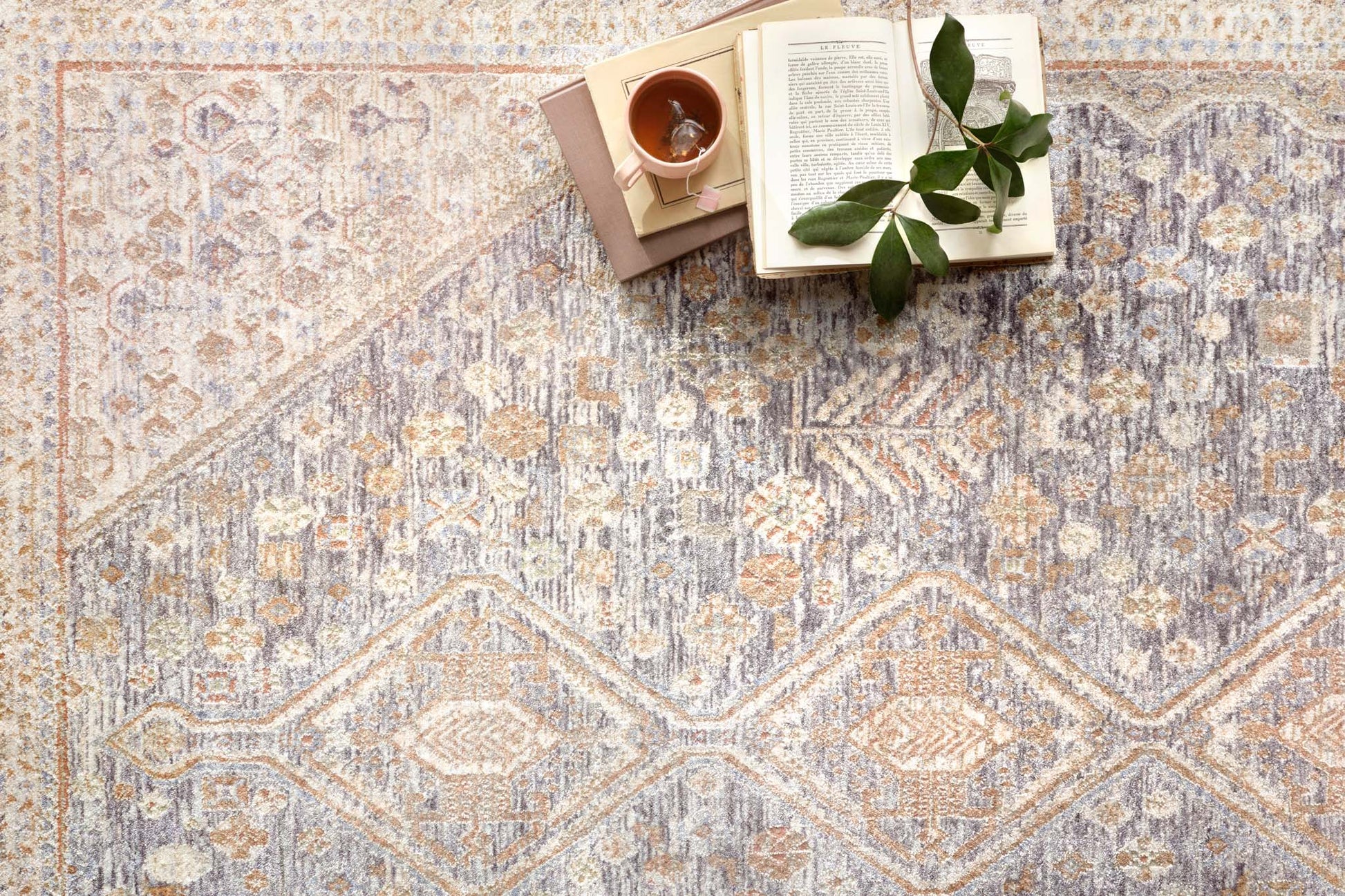 Carlisle Blue Ivory  Rug