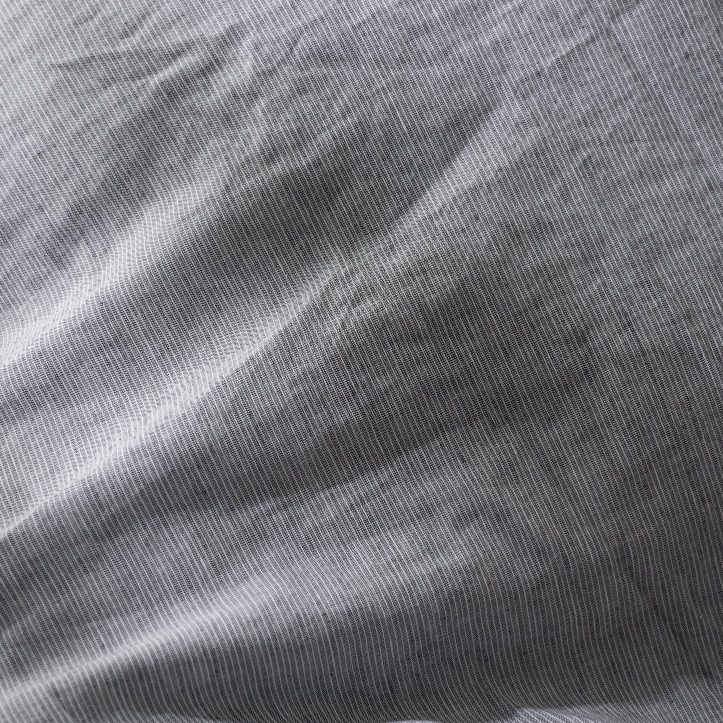 magnolia linen cotton duvet cover bedding in charcoal stripe