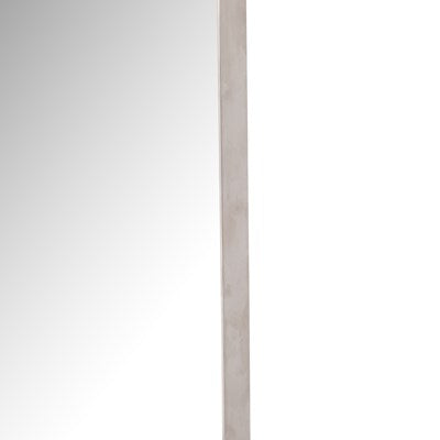 large rectangular steel  framed floor mirror