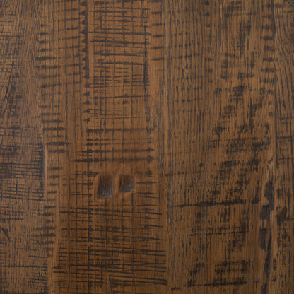 traditional wooden trestle base dining table