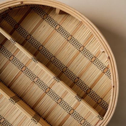 georgia oval rattan wall shelf for magnolia