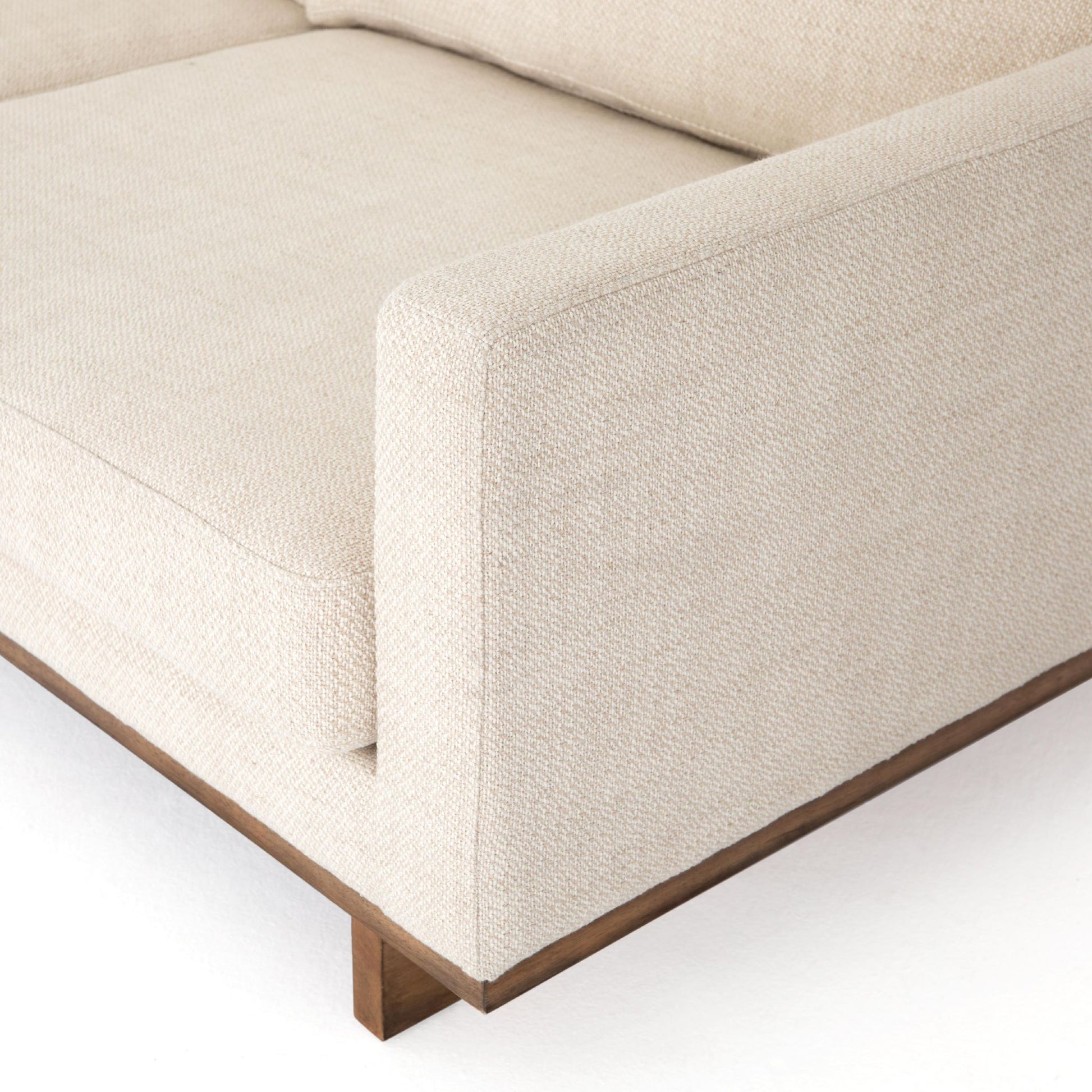 Ford Sofa close up of arm of sofa