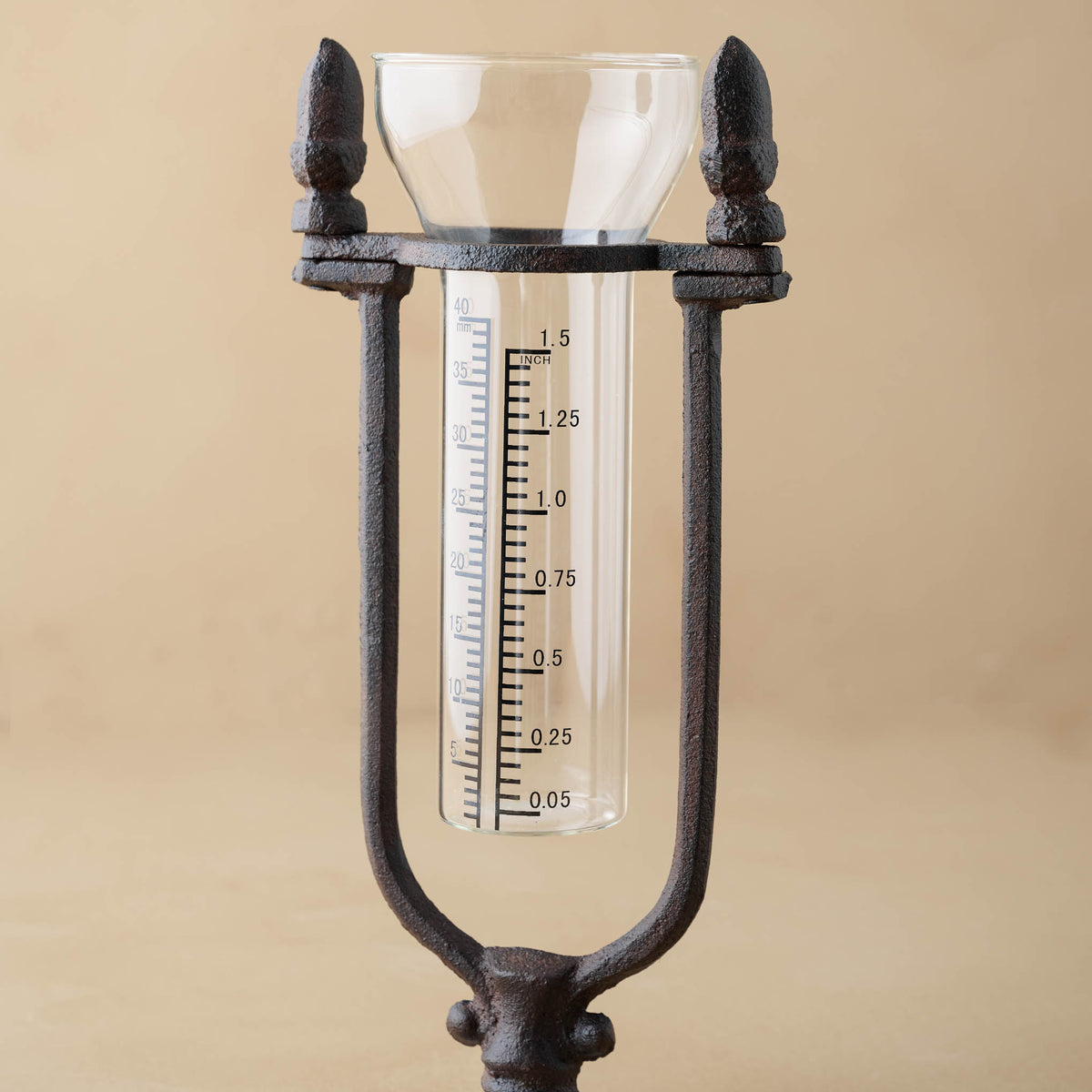Garden Iron Rain Gauge