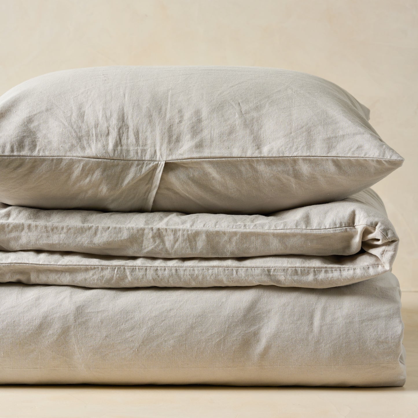 Dove Linen Cotton Duvet Cover