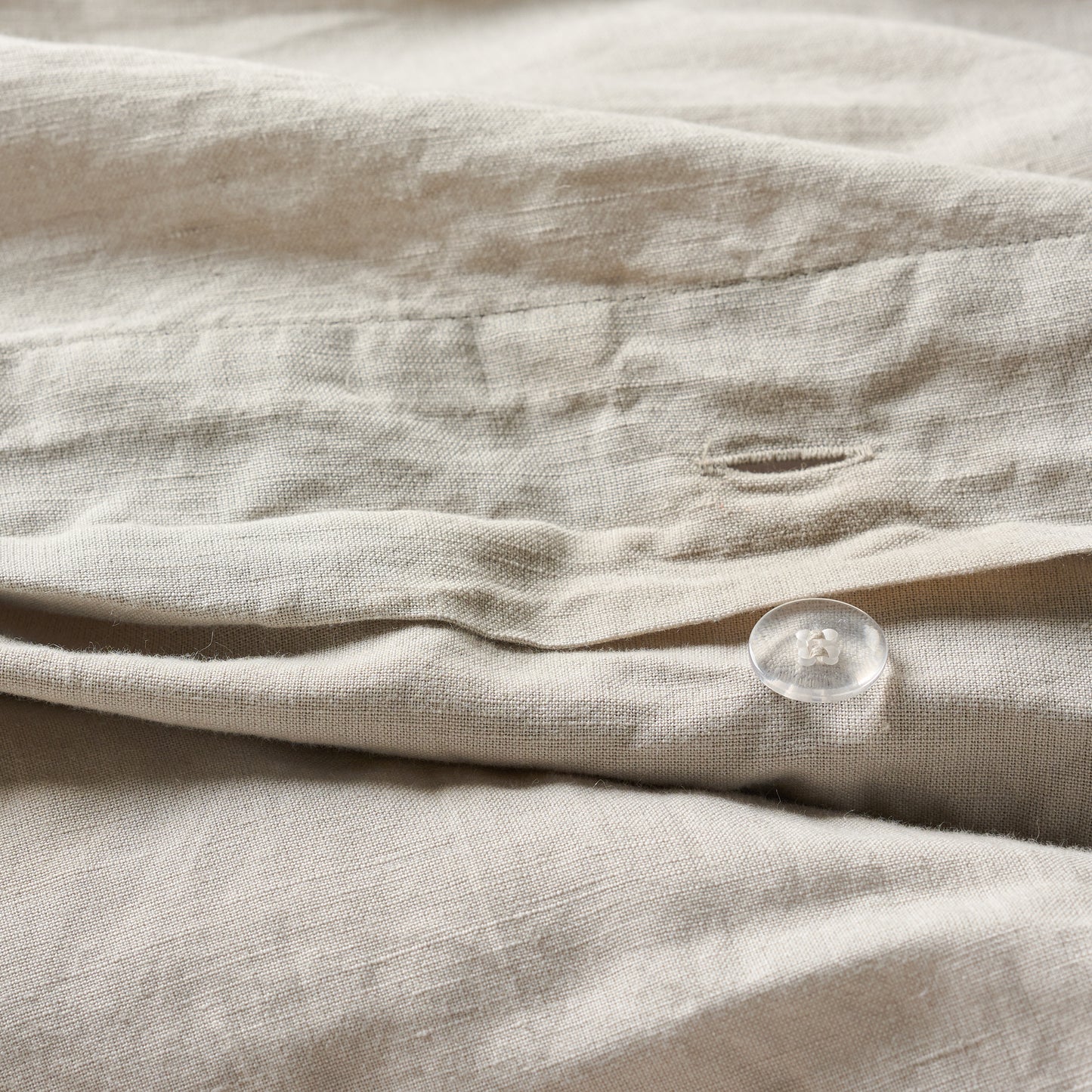 Dove Linen Cotton Duvet Cover