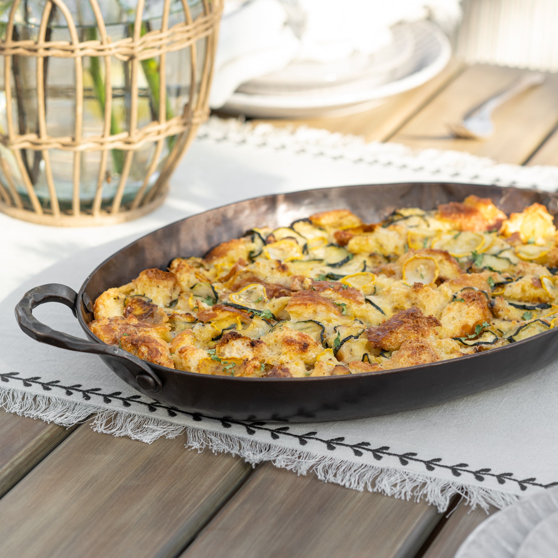 Smithey Carbon Steel Oval Roaster