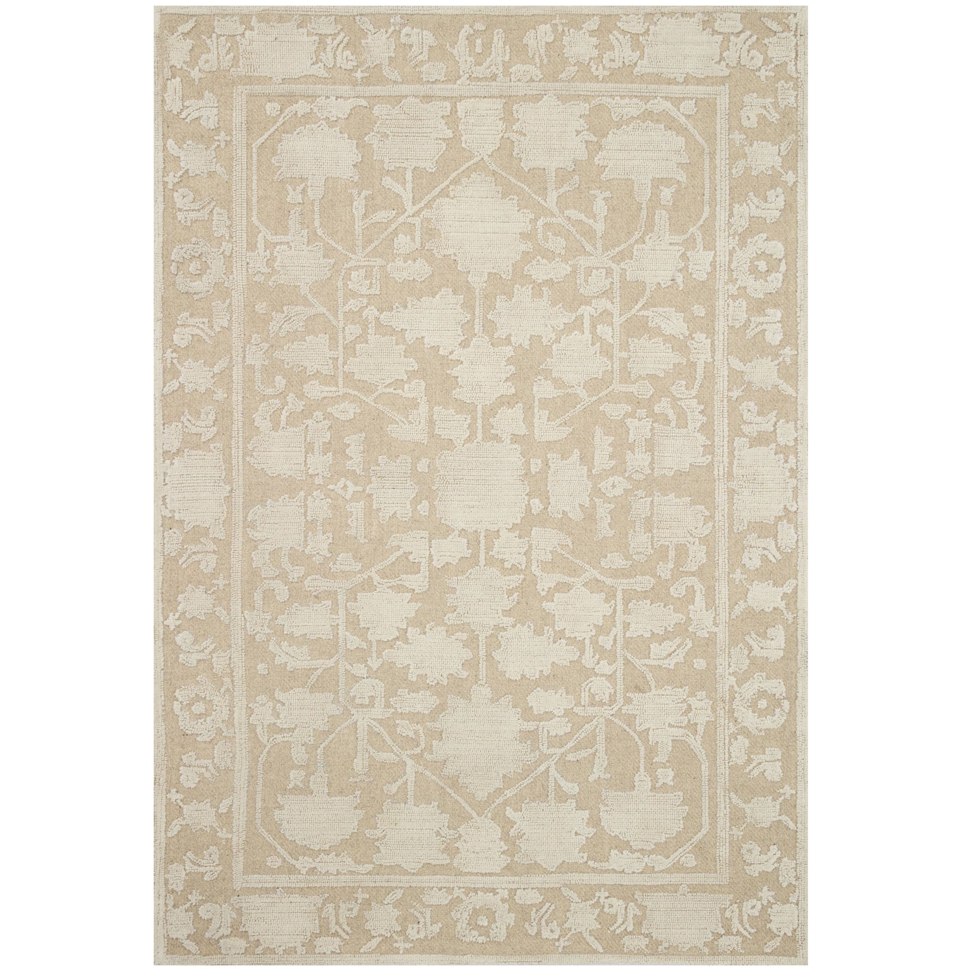 Gloria Natural Ivory Rug - Size: 7'-9" x 9'-9"