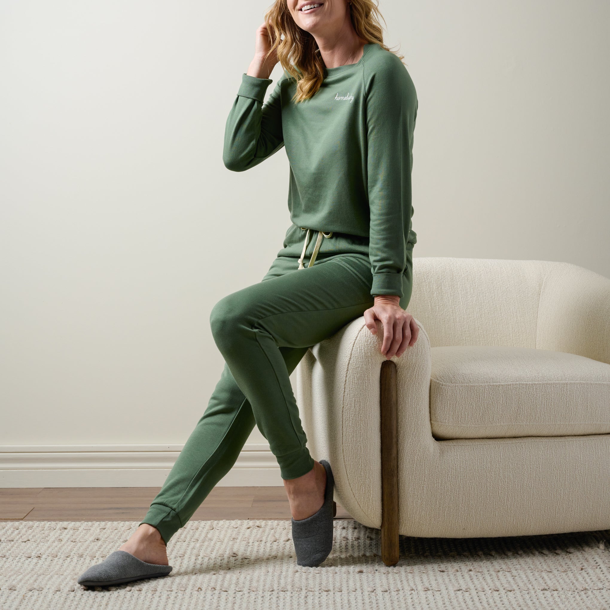 Homebody Sea Spray Crewneck Loungewear Set