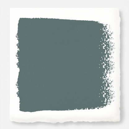 deep muted blue with grey undertones chalk paint