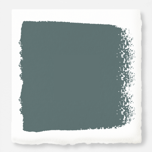 deep muted blue with grey undertones chalk paint