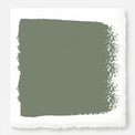 muted dark green chalk paint