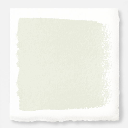Crisp white lightly dusted with beige interior paint named panna cotta