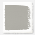 A pure gray lightly dusted with a tan hue interior paint swatch