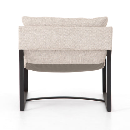 bodie upholstered outdoor sling chair for magnolia