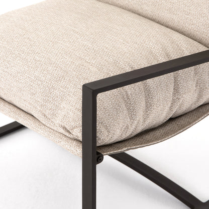 bodie upholstered outdoor sling chair for magnolia