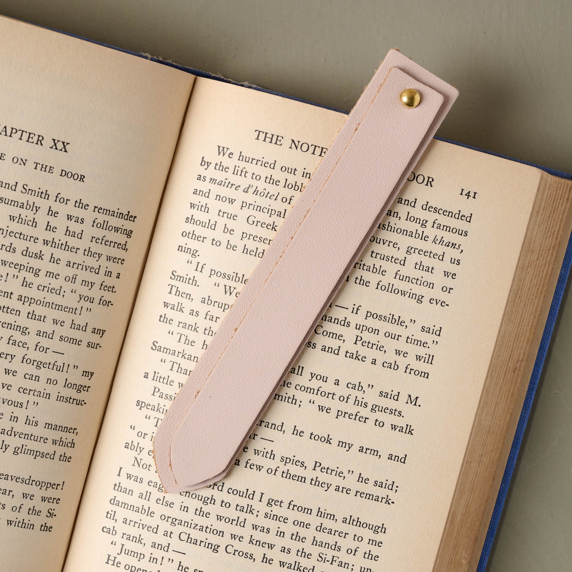 magnolia Leather Bookmark