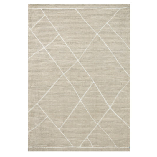 Logan Oatmeal White Rug