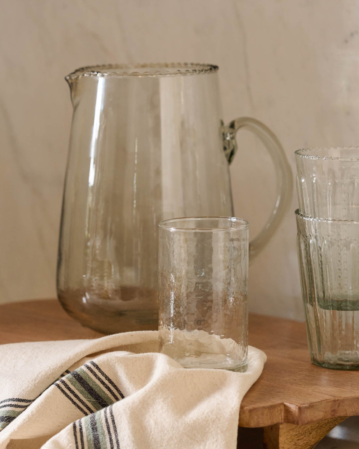 Rustic Glass Tumbler