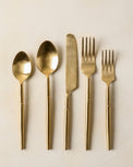 Antique Gold Flatware (Set of 5)