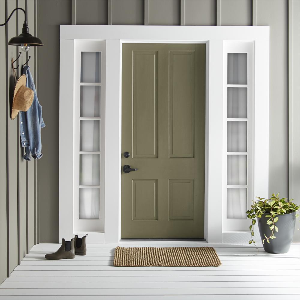 Asparagus green with hazel hues exterior paint
