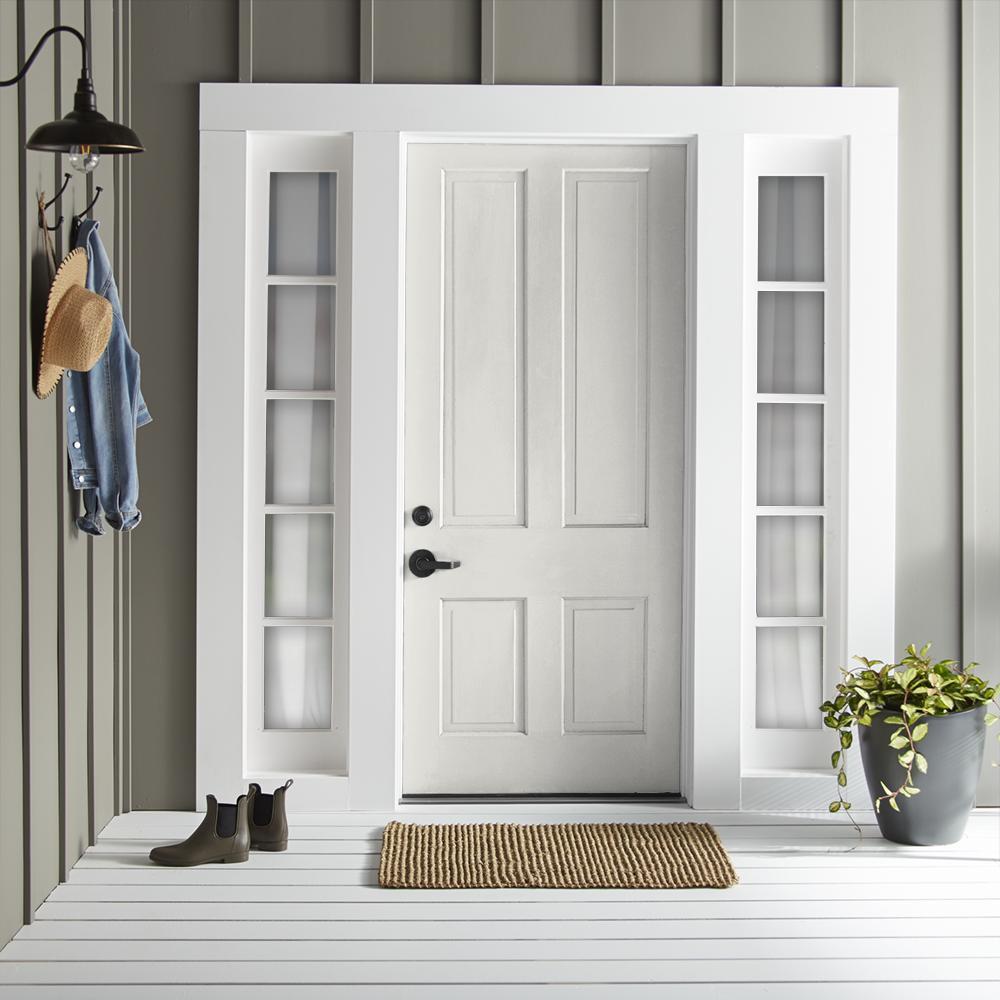 Warm white with beige hues exterior paint