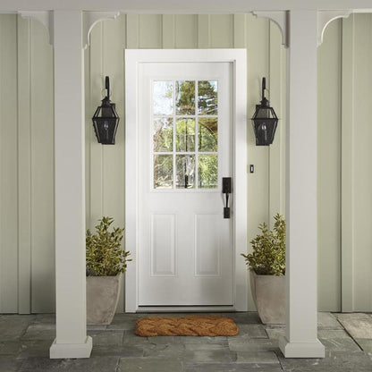 A khaki green exterior paint