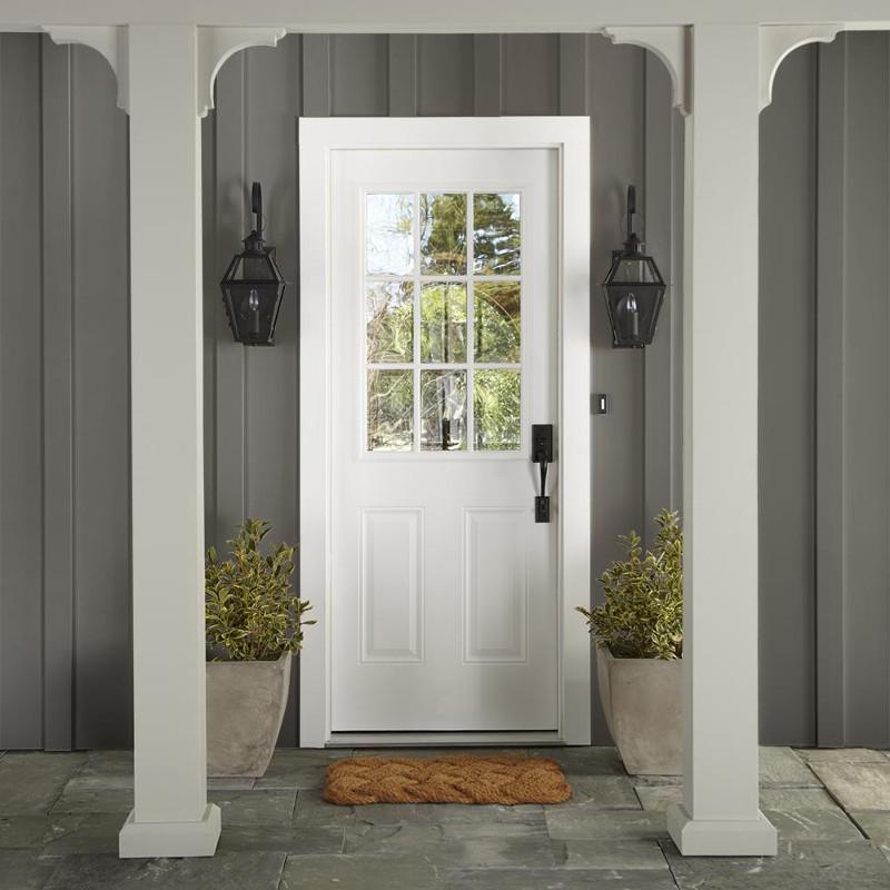 Rich earthy brown exterior paint