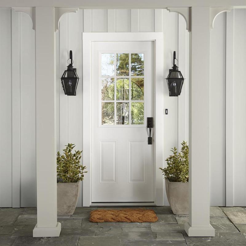 creamy weathered white exterior paint