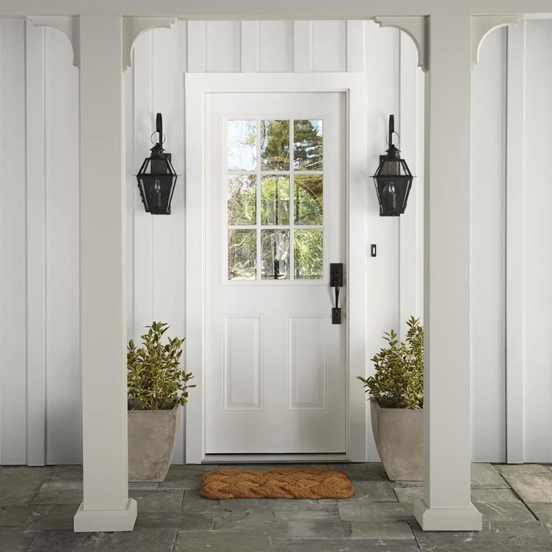 Warm white with beige hues exterior paint