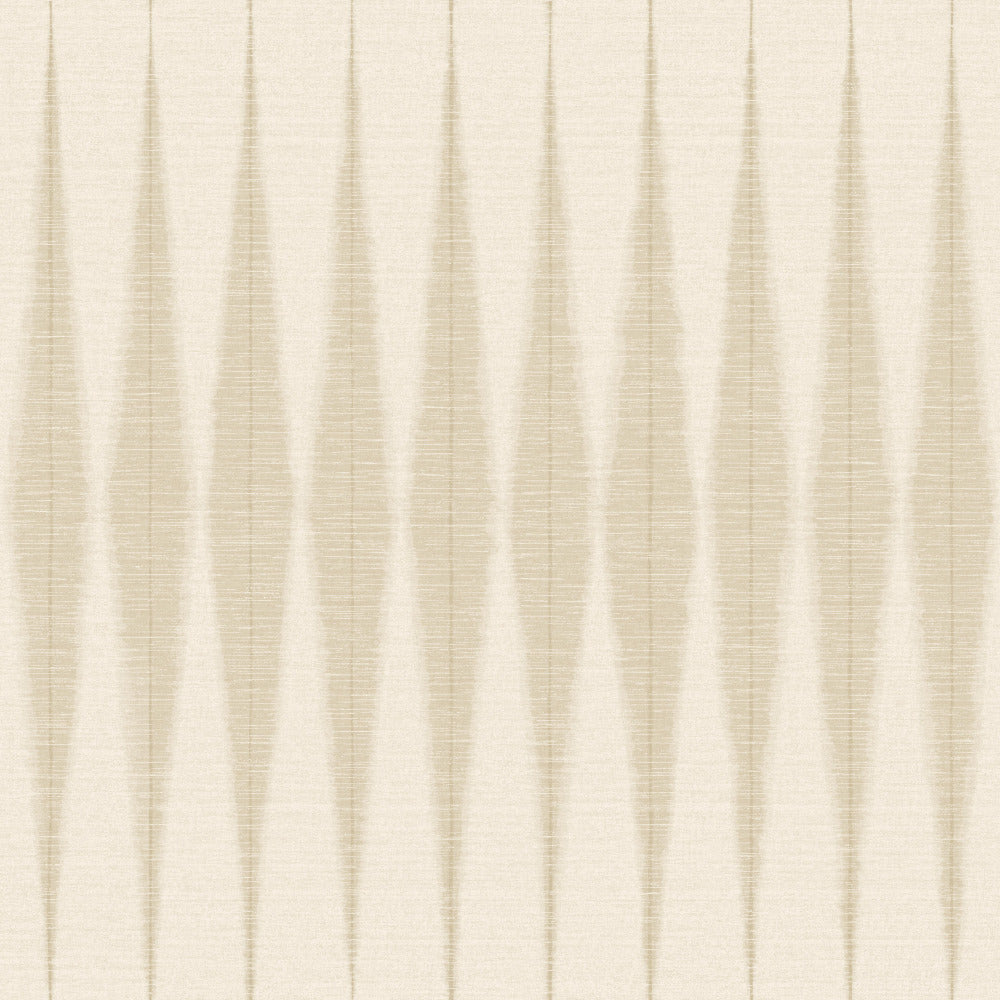 beige retro diamond pattern on white wallpaper