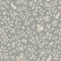 grey and white woodland sketch patterned wallpaper 