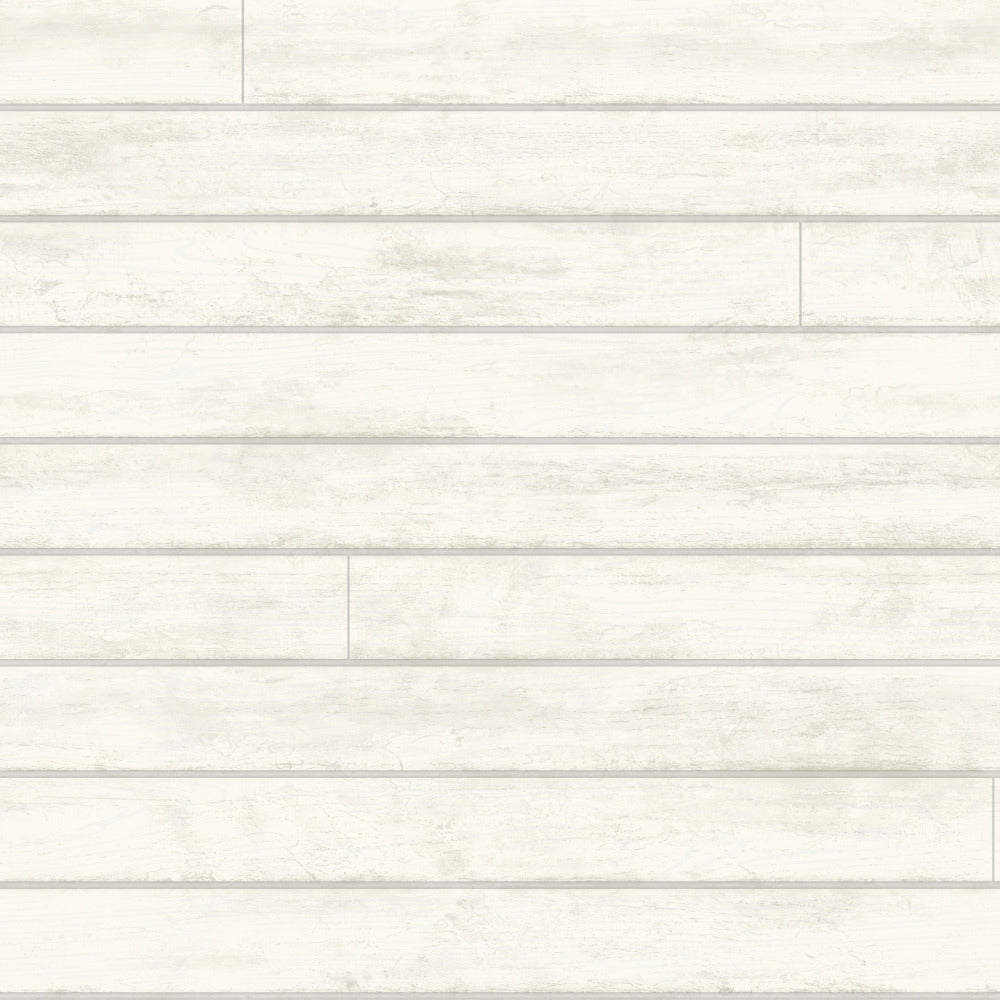 cool white skinny shiplap patterned wallpaper