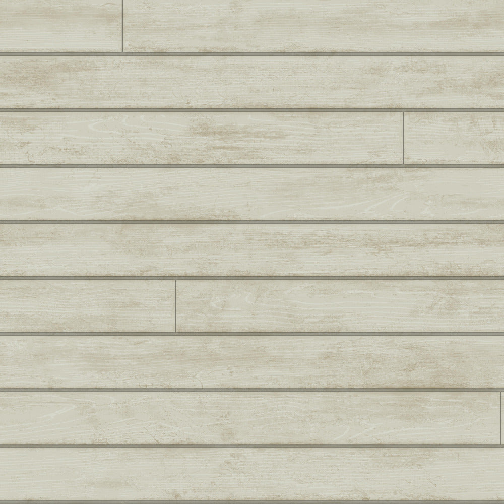 light grey skinny shiplap patterned wallpaper