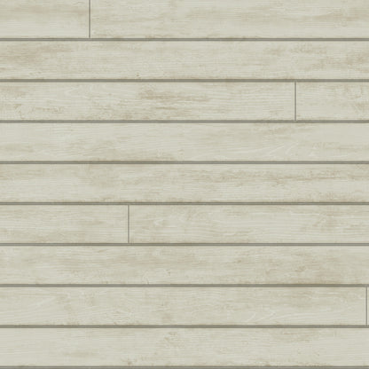 light grey skinny shiplap patterned wallpaper