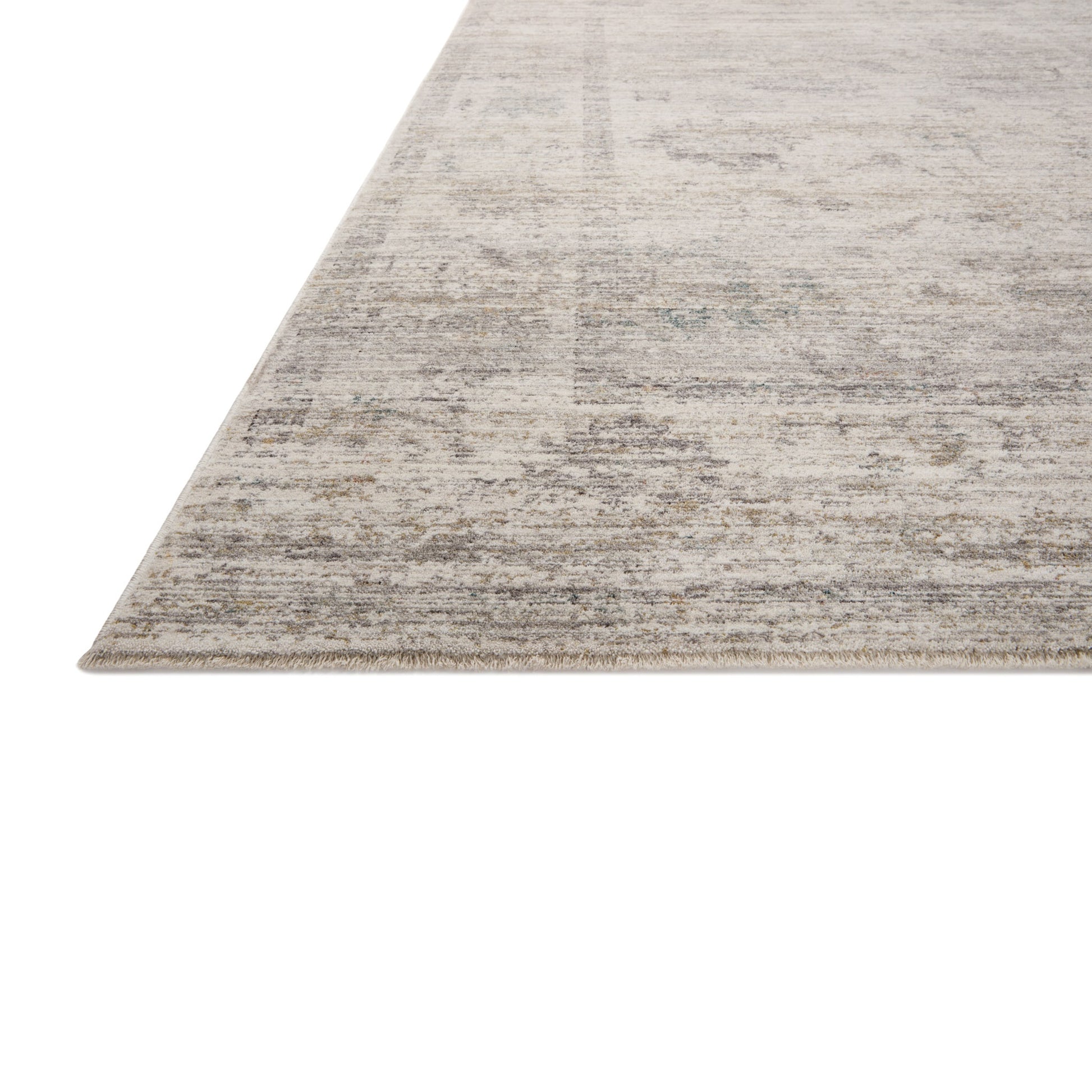 Millie Silver Dove Rug corner