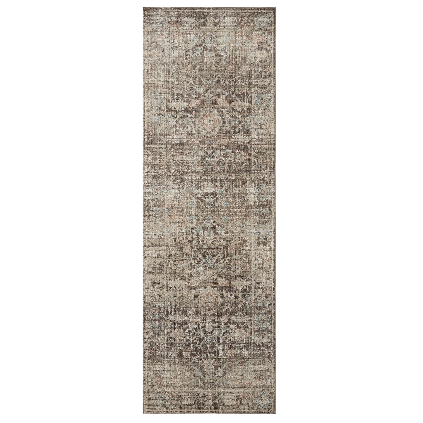 Millie Charcoal Dove Rug runner