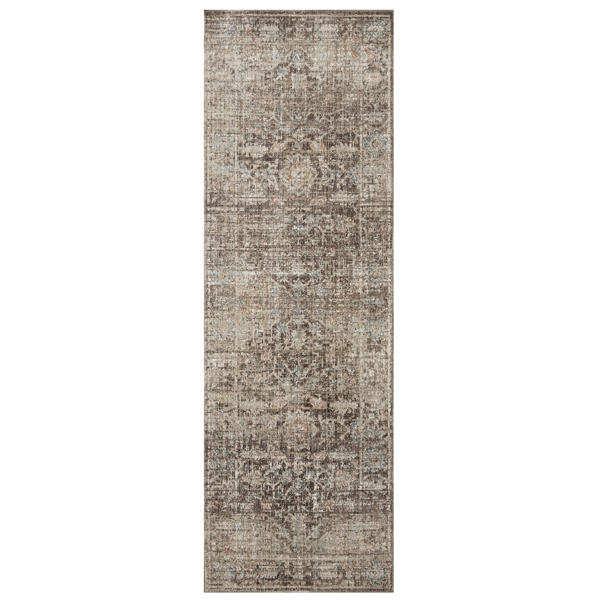 Millie Charcoal Dove Rug runner