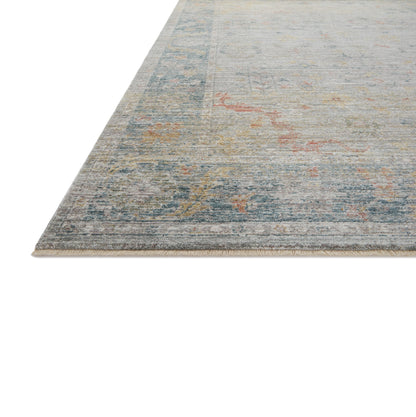 Millie Slate Multi Rug corner